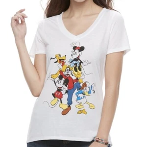 Disney's Mickey's Fab Five Figuren Junior Grafik T-Shirt - Bild 1 von 3