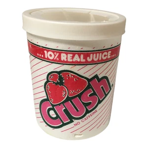 Vintage Strawberry Crush Soda Styropor Bierdose Koozie Schaumform 70er Defekt - Bild 1 von 5