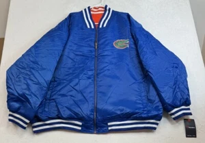 Mens Royal/Orange Florida Gators NWT Reversible Satin Full-Zip Jacket 4XL - Picture 1 of 7