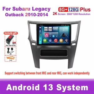 Subaru Car Radio GPS Carplay Android13 For Subaru Legacy Outback 2010-2014 - Picture 1 of 6
