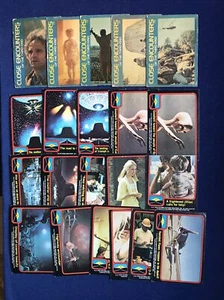 Vintage 1977 & 1978 Close Encounters of Third Kind trading cards lots of 5 &16 - Picture 1 of 2