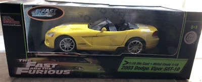 1/18 RC2 ERTL FAST & THE FURIOUS 2003 DODGE VIPER SRT-10  2 FAST 2 FURIOUS  RARE - Image 1 of 4