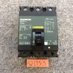 NEW - TAKEOUT Square D FAL34050 Circuit Breaker 50A 480VAC 3P Type FAL Series 2 - Picture 1 of 15