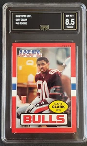 1985 TOPPS USFL GARY CLARK RC #49 GMA NM-MT+ 8.5 SBMM23 - Picture 1 of 2