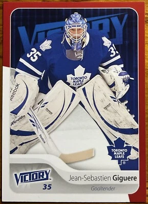 2011-12 Upper Deck Victory Red Jean-Sebastien Giguere #179 Toronto Maple Leafs - Image 1 of 2
