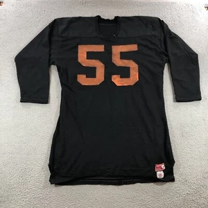 True Vintage king ‘o shea jersey mens 46 black Football Rugby Mid To Late 50’s - Picture 1 of 21