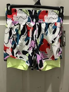 New!AVIA Multi Colored Running Shorts With Liner. Size XS(0-2).Great Gym Shorts! - Picture 1 of 4