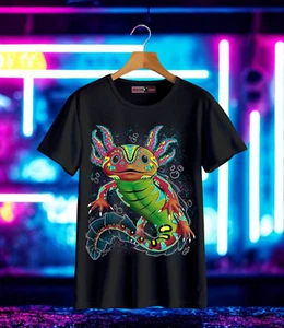MagicTees Herren Neon Glowing Shirt, Kurzarm, Schwarz - Bild 1 von 35