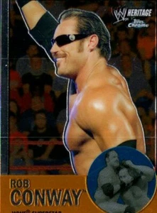 2007 Topps Heritage II Chrome WWE Wrestling Card #53 Rob Conway - Foto 1 di 2