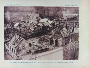 Ritaglio Foto 1915 Guerra Mondiale Il bombardamento di Guise - Picture 1 of 1