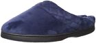 Dearfoams Women's Darcy Microfiber Velour Clog With Quilted Cuff Slipper