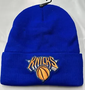 New York Knicks LINED Winter Hat blue Cuffed beanie cap - Picture 1 of 2