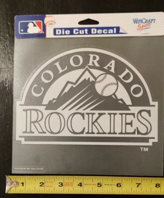 Colorado Rockies 8x8 Die Cut Decal MLB Baseball Vinyl Auto Window Team Film - Image 1 of 4