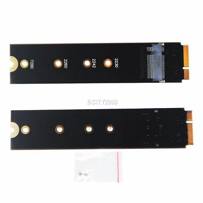 For Apple 2012 MacBook Air A1465 A1466 M.2 NGFF SATA SSD Converter Adapter Card - Image 1 of 4