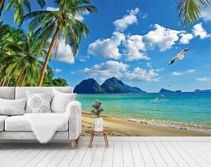 3D Ocean Scenery ZHUA46432 Wallpaper Wall Murals Removable Self-adhesive Ann - Picture 1 of 11