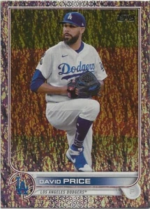 2022 Topps Factory Set DAVID PRICE Sparkle Foil Board /390 Dodgers #40 - Picture 1 of 1