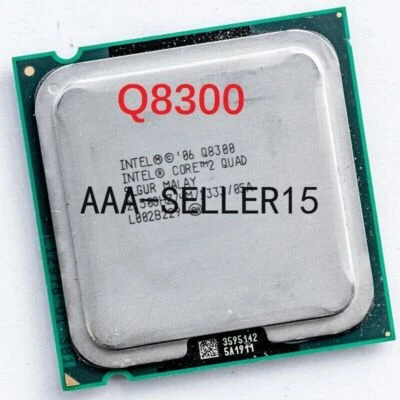 Intel Core 2 Quad Q8300 2.5GHz SLGUR LGA775 Retro Processor Yorkfield 4MB 95W - Image 1 of 3