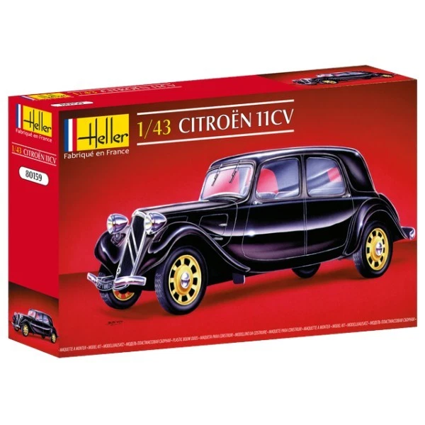 Heller Citroen 11 Cv Leggeri Modello Kit 1:43 Punta Nuovo Conf. Orig. Kit - Immagine 1 di 1