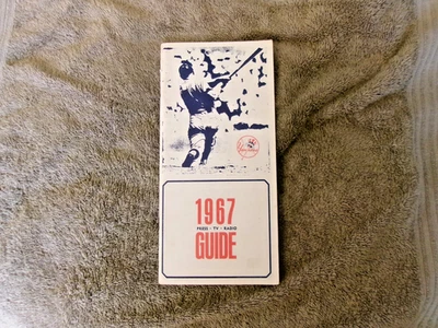 New York Yankees Media Guide 1967 Anuario Programa Mickey Mantle Libro de Prensa AD Foto 1 de 3