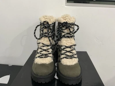 Botas para mujer G by GUESS Sherry 2, verde oscuro, talla 5 Foto 1 de 4