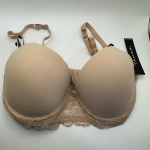 Tahari Bra Essential Lift Everyday Bra Padded Accents Underwire Nude 34B - Picture 1 of 12