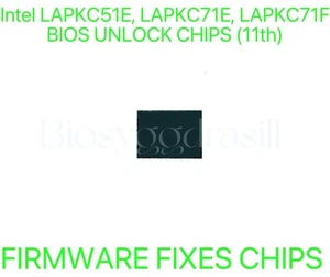 Intel LAPKC51E, LAPKC71E, LAPKC71F Series, ADMIN NO PASSWORD FIRMWARE BIOS CHIP - Picture 1 of 1