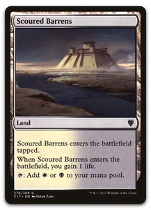 Scoured Barrens #276 (NM) Commander 2017 C17 Magic MTG - Picture 1 of 2