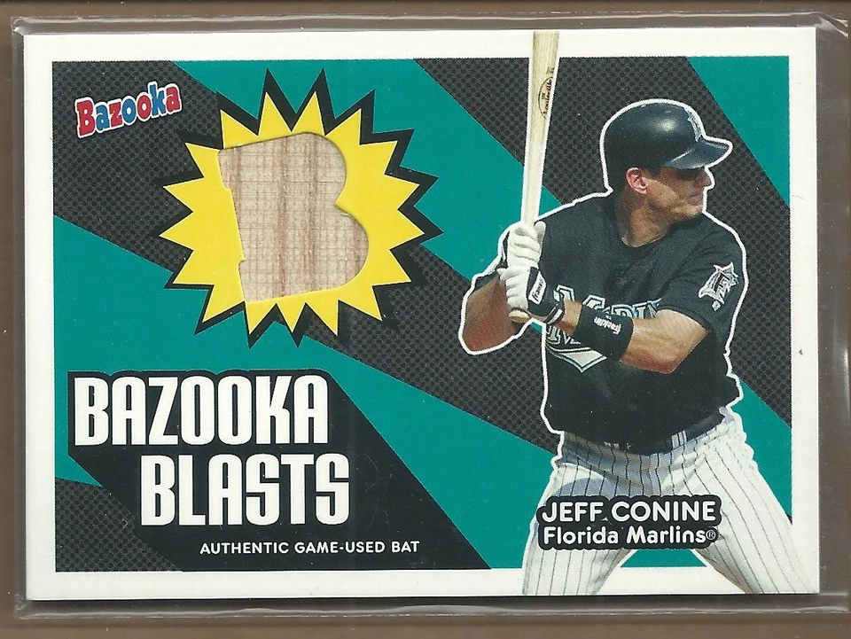 2005 Bazooka Blasts Bat Relics #JC Jeff Conine Bat  BB - Image 1 of 1