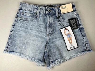 Pantalones cortos de jean BCBGeneration tiro alto 4” talla 0/24 nuevos con etiquetas Foto 1 de 4