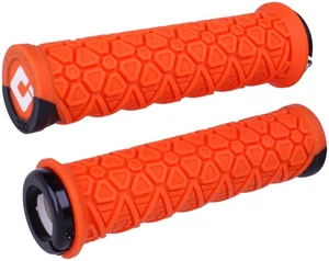 Vanquish Lock-On Grips - ODI Vanquish Grips - Orange/Black, Lock-On - Grip - Picture 1 of 1