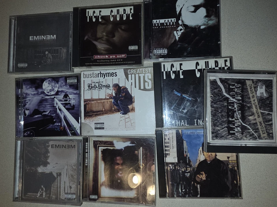 Vintage Hip Hop CDs,  Lot Of 50. 2 Pac, Easy-E, LL COOL J, Dr.Dre, & More - Image 1 of 4