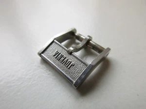 Juvenia Vintage 70er Jahre Edelstahl "Unroc" Swiss 10mm Uhrenarmband Schließe  - Bild 1 von 4