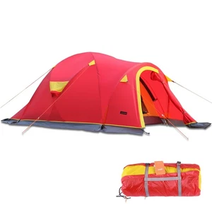 2 Personen 4 Jahreszeiten Zelt, Winter Camping Zelt Wasserdicht Winddicht Leicht... - Bild 1 von 6