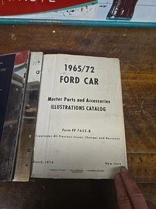 1965/1972 Ford Car Master Parts And Accessories Catalog Form March 1974 - Bild 1 von 20