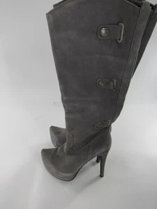 Baker's Damen-Plateaustiefel wreckless grau festes Wildleder Größe: 9 - Bild 1 von 6