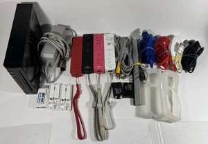 Nintendo Wii Schwarz Konsole Riesiges Konvolut - 19 Stück Wii Lot - Bild 1 von 13