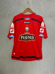 Vintage Ecuador Soccer National Team Mens Jersey XL Red 2009 Futbol Lotto - Picture 1 of 7