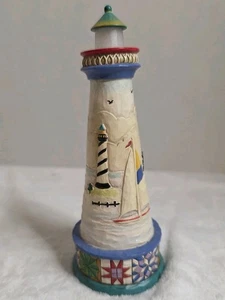 Jim Shore Light Up 6,5" Heartwood Creek 2008 Leuchtturm 4014486 "Lights The Way" - Bild 1 von 9