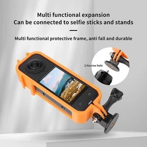 Expansor adaptador soporte triángulo bisel protector para pieza de cámara Insta360 X5 - Imagen 1 de 16