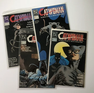 🔴 Catwoman #1-4 (DC Comics, 1989) Complete High Grade Vintage Set🔥 - Image 1 of 4
