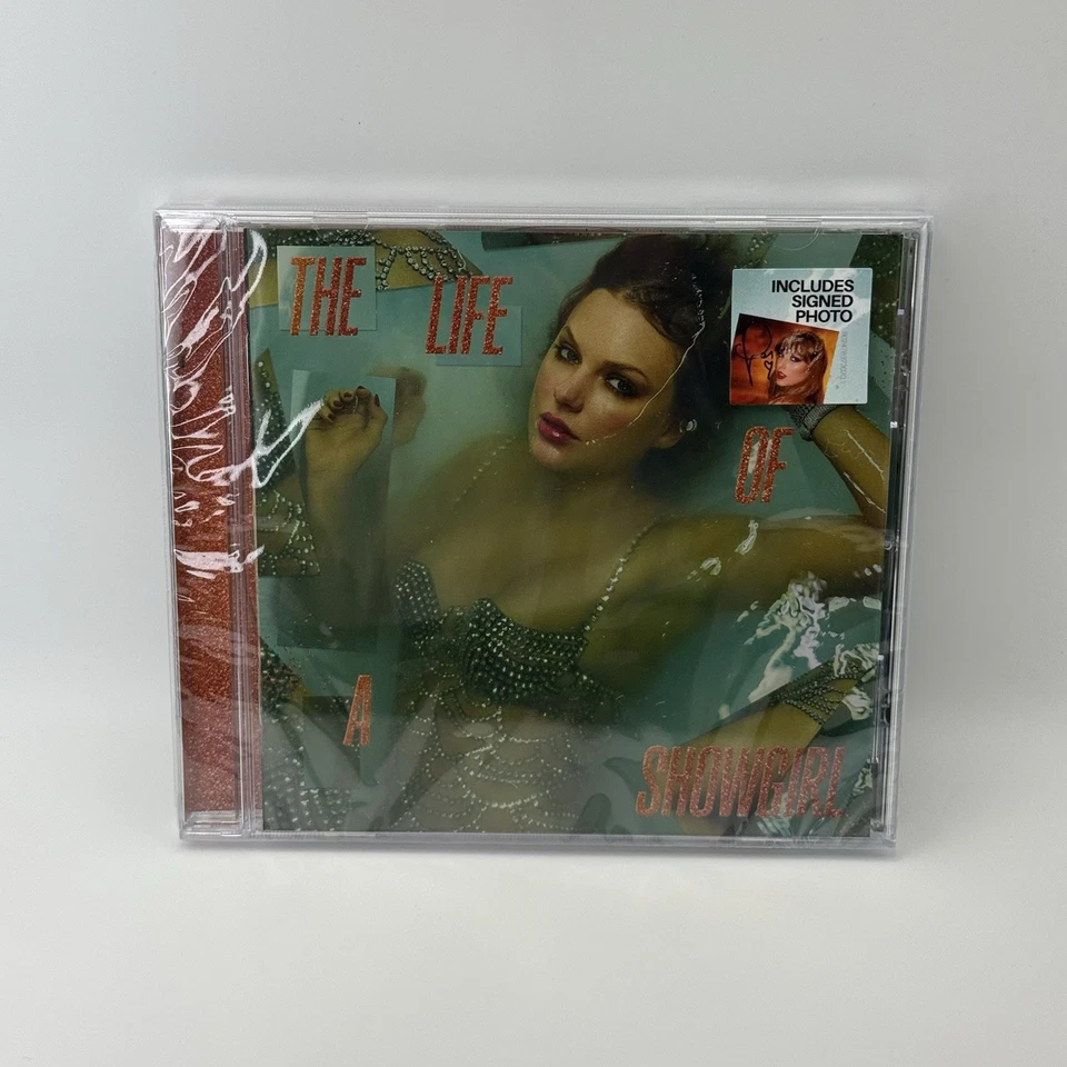 Taylor Swift The Life of a Showgirl CD Hand Signed Photo 1 - Image 1 of 1