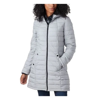 Abrigo Chaqueta Parka Stoic Erie Elastizado Aislado Gris Acolchado Puffer MEDIANO Largo Foto 1 de 4