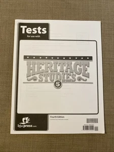 BJU Press - Heritage Studies 5 Tests (4th edition) 500389 - Picture 1 of 6