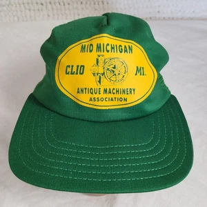 New Era Mid Michigan Baseball Mütze Clio Antique Machinery Assoc. Sm/Med Vintage - Bild 1 von 7