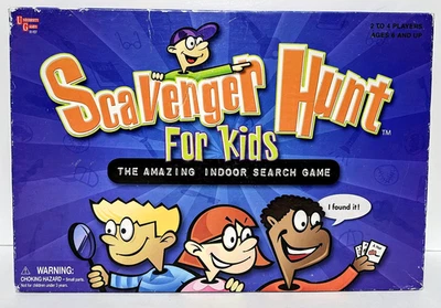 Scavenger Hunt for Kids - Board Game - Indoor Searching Game  - Ages 6 Complete  - Image 1 of 4