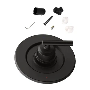 For Moen Shower Trim Set Matte Black Posi-Temp Valve With Pressure Compensator - Bild 1 von 17