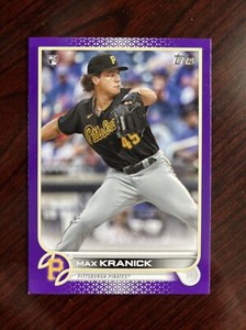 2022 Topps Series 1 Max Kranick Meijer Purple Parallel SP RC Pirates 325