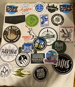 Menge 24 NEUE Brauerei Aufkleber-kostenloser Versand - Bild 1 von 3