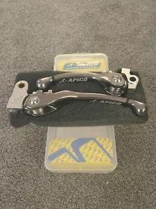 HONDA CRF 450 R 2004-2006 FLEXI FLEXIBLE LEVER LEVERS SET TITANIUM - Picture 1 of 1