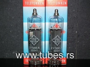 Telefunken EY500A NOS NIB matched pair (6EC4, 6D22S) Vacuum Tube Rectifier - Picture 1 of 10